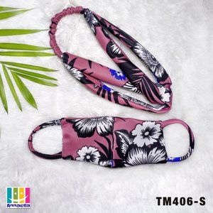 Annaella Headband / Turban & Face Mask Set, TM406S
